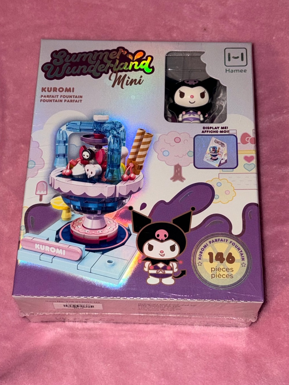 Kuromi Summer Wonderland Mini Parfait Playset - Purple